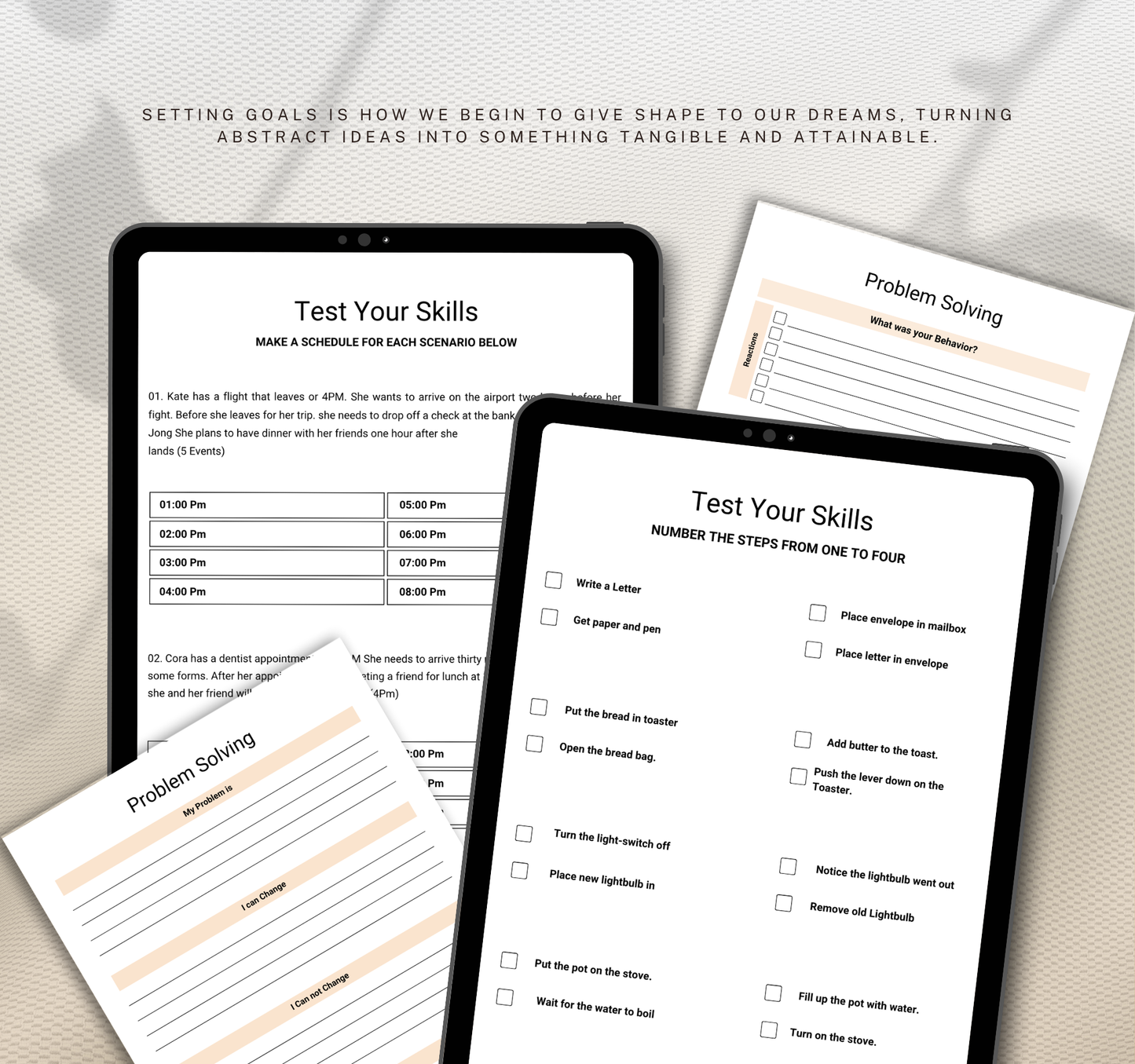 Problem Solving Workbook | Critical Thinking & Decision Making PDF Planner