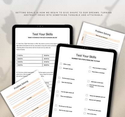Problem Solving Workbook | Critical Thinking & Decision Making PDF Planner