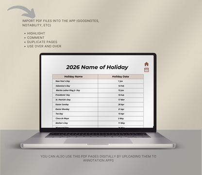 Digital Travel Planner | Editable Trip Organizer & Itinerary Planner