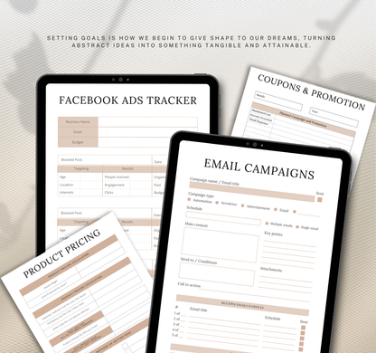 Digital Product Planner | PDF Planner for Online Business & Product Launches