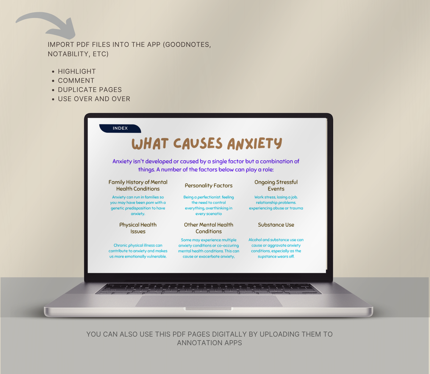 Anxiety and ADHD Planner | Daily Mental Health & Focus Organizer