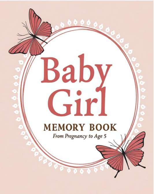 Baby Girl Memory Book to Age 5