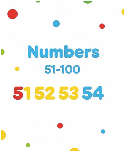 Numbers 51- 100