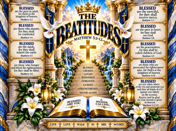 The Beatitudes Tumbler