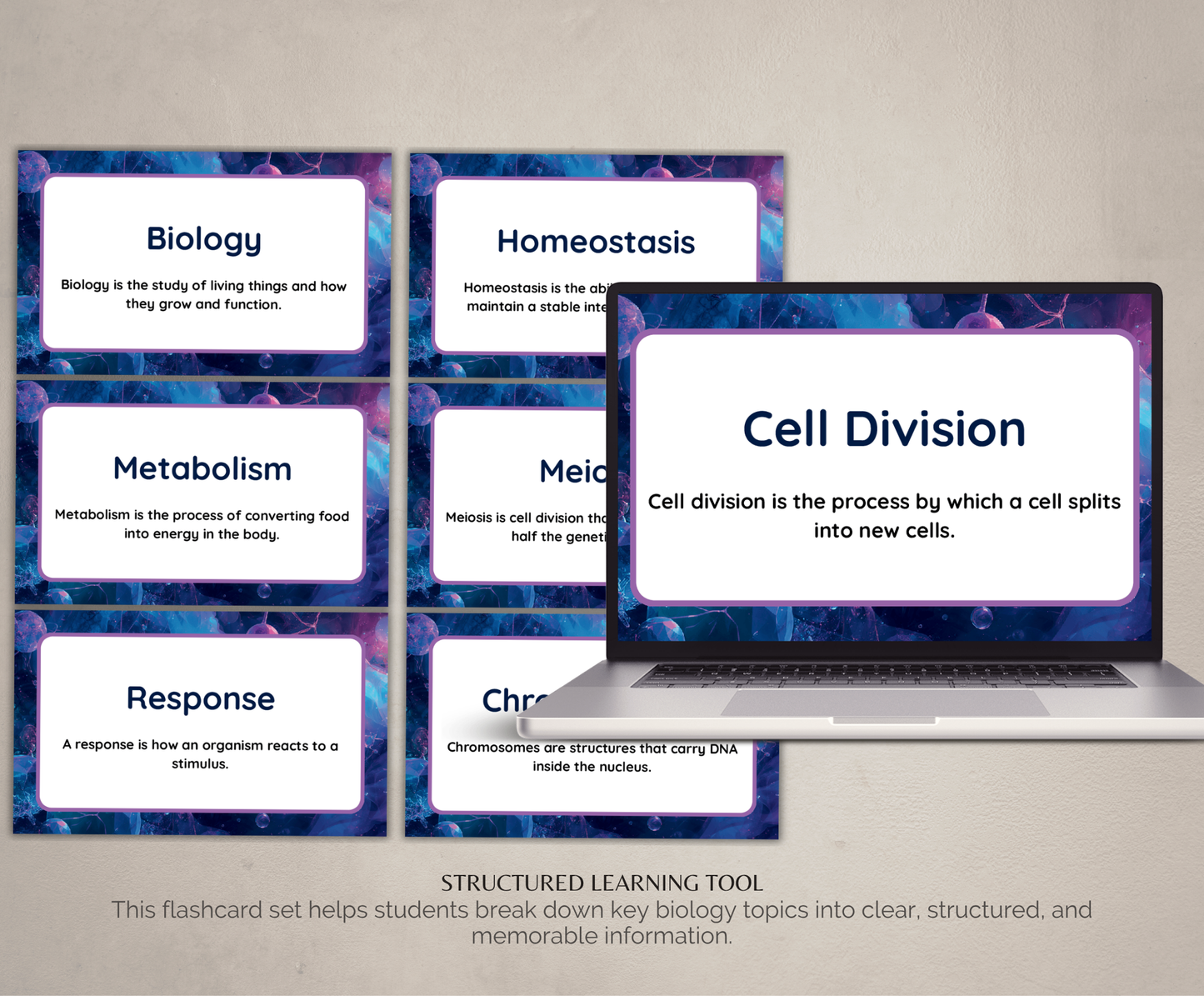 Biology Flashcards | Printable Study Cards PDF for Students & Exam Prep