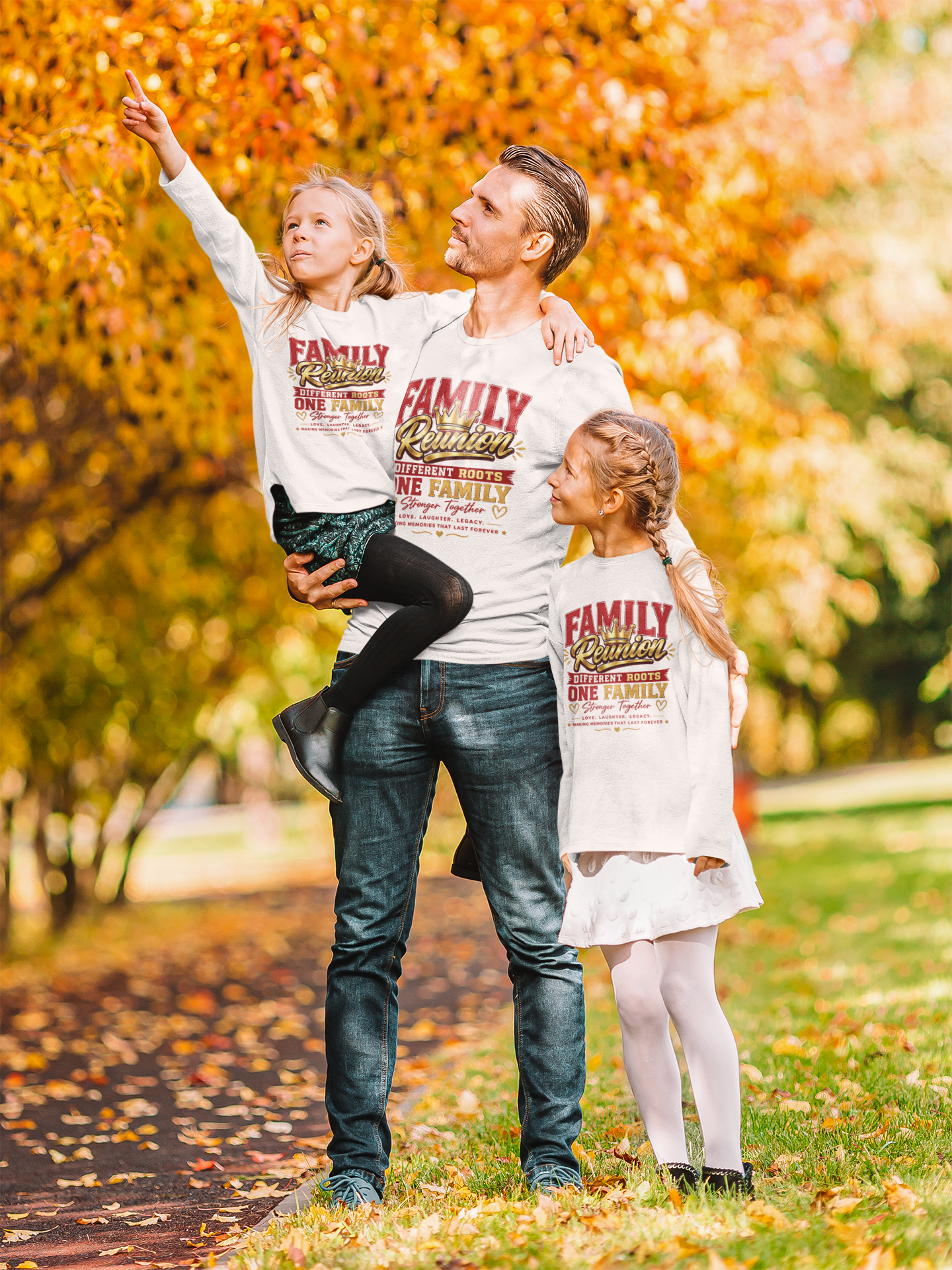 Family Reunion Sweatshirt - "Different Roots One Family" Crewneck