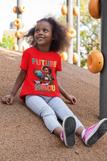 Future HBCU Grad Toddler T‑Shirt — Cute African American Kid, Back‑to‑School Gift