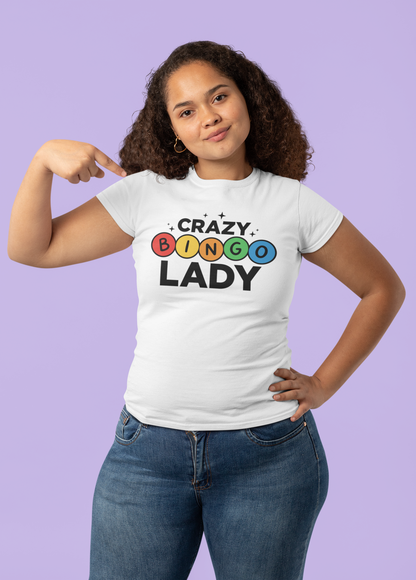 Crazy Bingo Lady T-Shirt — Funny Bingo Lover Tee