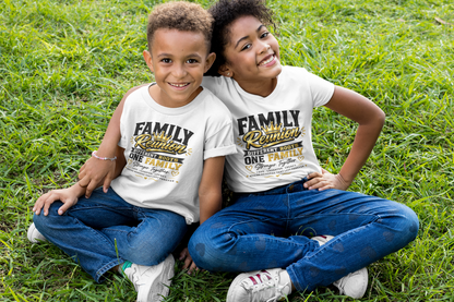 Family Reunion Youth Tee — "Different Roots One Family" Kids T-Shirt