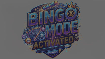 Bingo Mode Activated Sweatshirt — Fun Gamer/Player Bingo Crewneck