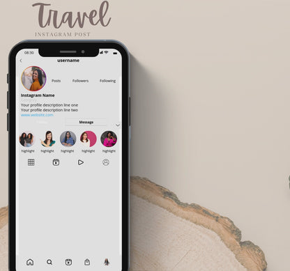 Travel Agent Instagram Post Template | Editable Social Media Canva Template