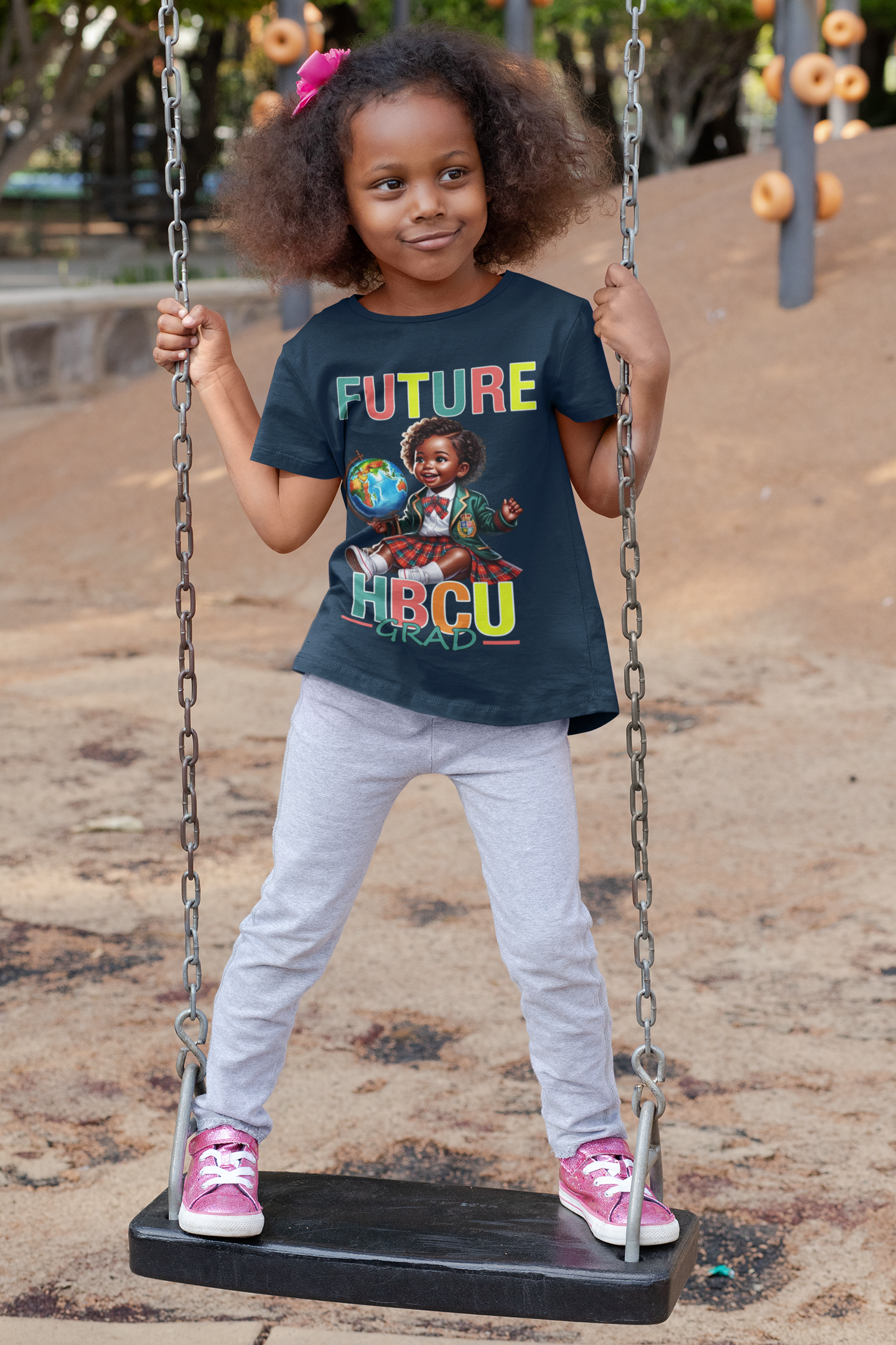 Future HBCU Grad Toddler T‑Shirt — Cute African American Kid, Back‑to‑School Gift